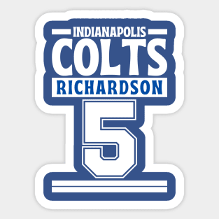 Indianapolis Colts Richardson 5 Edition 3 Sticker